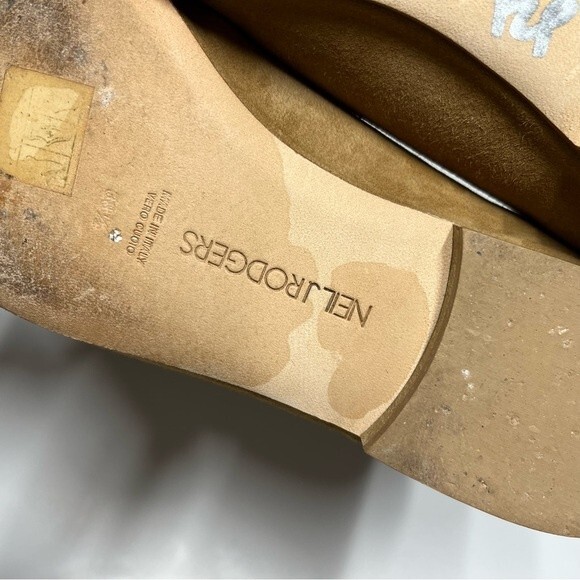 Neil J. Rodgers Liscia Loafer in Camel Suede 38.5 - Picture 8 of 16